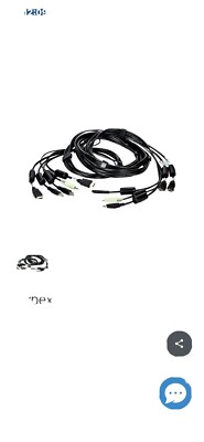 Vertiv CBL0117 10 ft. Dual-HDMI 2 USB, 1 Audio Cable Assembly