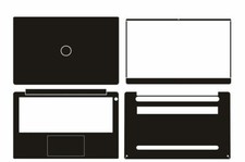 Carbon Laptop Sticker Skin Decal Cover for Dell XPS 13-7390 9380 Non-touch 13"