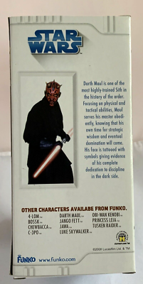 Funko Star Wars Wacky Wobblers Bobble-Head - Darth Maul 2008 MIB