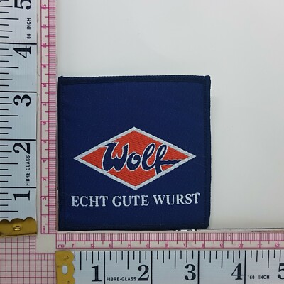 Wolf Echt Gute Wurst Patch Applique Crest Logo j3