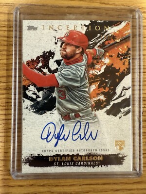 2021 Topps Inception Dylan Carlson #RESA-DCA RC Autograph # d 100/100 1/1 Auto $