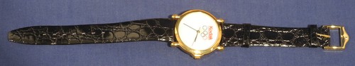 Vtg Kodak 1992 Olympic Games Sponsor Watch Rare Executive Version in Wood Case - Picture 5 of 8