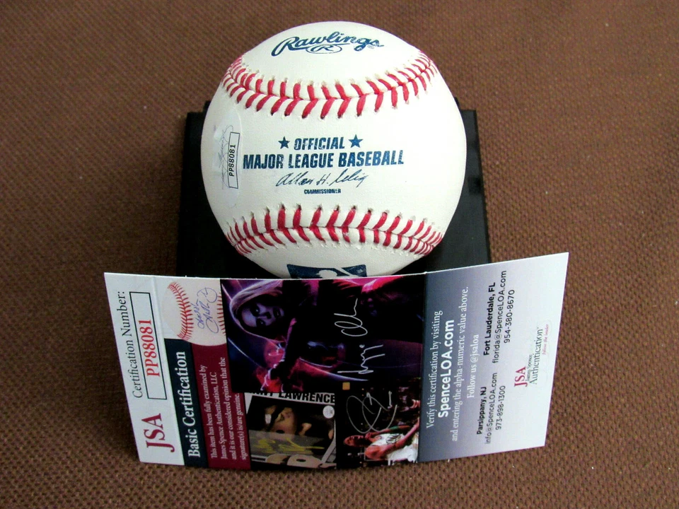 DEE GORDON 2015 BATTING CHAMP MARINERS MARLINS LA SIGNED AUTO OML BASEBALL JSA - Image 2 of 3