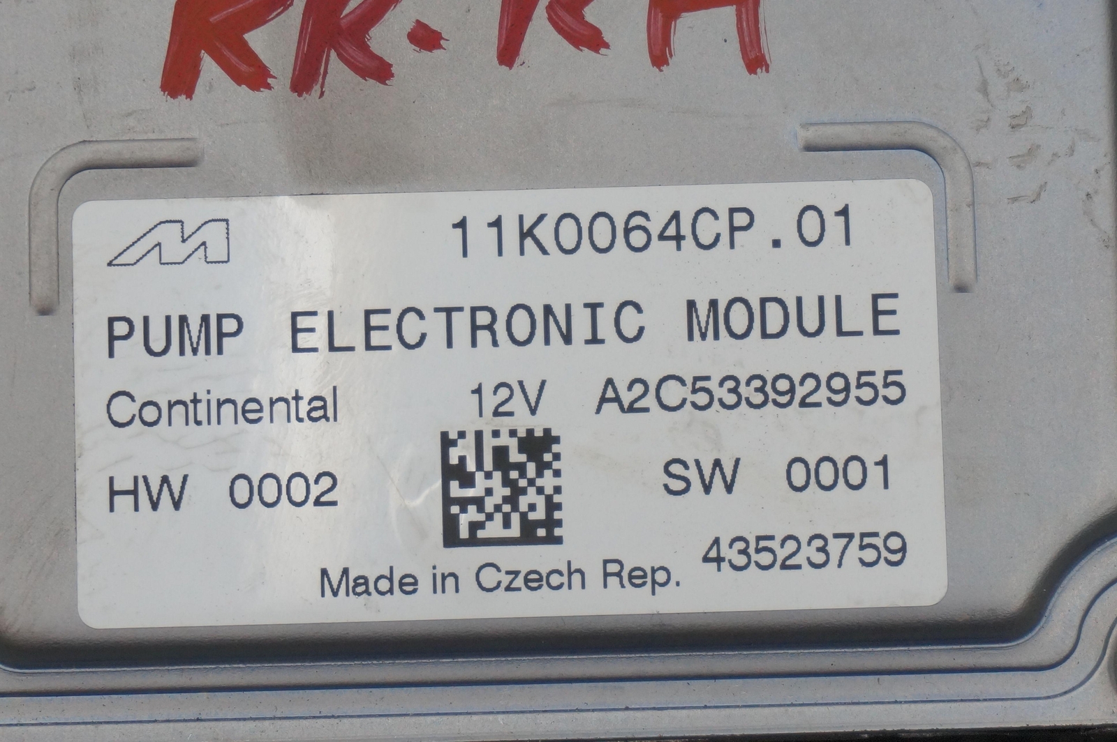 Fuel Pump Electronic Control Module ECU ECM OEM 11K0064CP McLaren 650S 2015