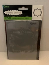#182  Darice Embossing Folder Essentials  " SQUARE" 1219-220