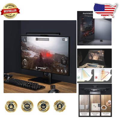 Flicker-Free Computer Monitor LED Light with 3 Color Modes & Remote Control