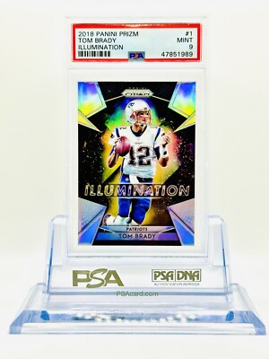2018 Panini Prizm Football Tom Brady Illumination PSA 9 Rare | eBay