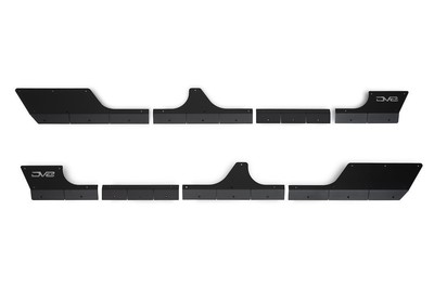 DV8 Offroad SRGL-09 Rock Skins RUNNING BOARDS ARTICULATED