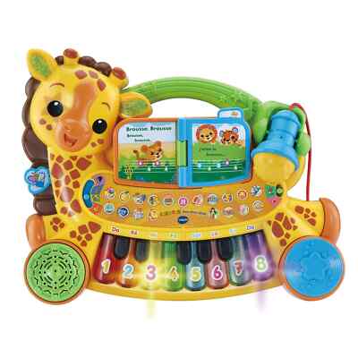 VTech Zoo Jamz Giraffe Piano (French Version), Battery Operated