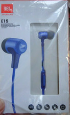 New JBL Harman E15 Blue In Ear Headphone Music Earbuds Headset with Mic