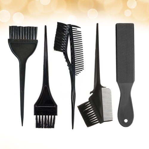 5pcs Hair Dyeing Brushes and Plate Set for Personal and Professional Use - Picture 6 of 11