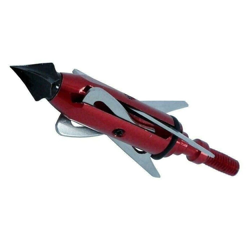 12pcs Rage 3 Fixed Blade Archery Broadheads 100 Grain Arrow Head Hunting Arrow - Image 3 of 3