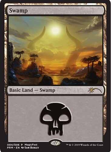 [1x] Swamp - MagicFest 2019 - Near Mint, English - Magic Fest Promos MTG Magic