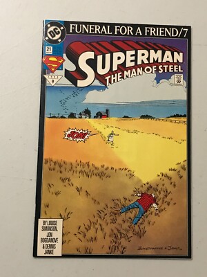SUPERMAN - MAN OF STEEL #21 NM DC COMICS 1993
