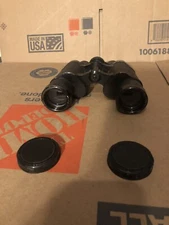 Vintage Ward Regular Angle 67-7-7021 Binoculars 7x35 393- 1000 yds Black