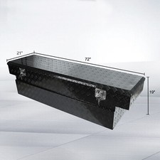 72x21x19 Aluminum Tool Box Trailer Tongue For A-frame Rv Camper Dump Trailer