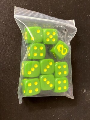 Masters of the Universe Battleground - MOTU - Snake Men Dice - 10 Würfel