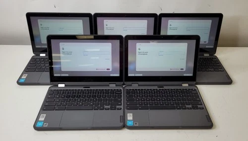 5x Lenovo 500e ChromeBook Gen 3 Celeron 4GB/8GB RAM 32GB/64GB SSD