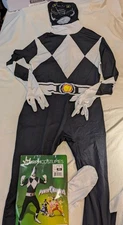 Morphsuits LRG Adult Black Power Ranger Costume MorphCostumes Halloween Cosplay