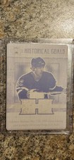2021-22 Leaf Lumber Hockey Magneta Plate 1/1 Historical Goals - Stephane Matteau