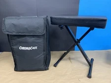 On-Stage Stands KT7800 Deluxe X-Style Bench & Chromacast Cajon Bag