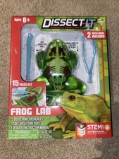 DISSECT IT LAB FROG Fun Animal Anatomy For Kids Kit Age 6 Stem South Model Safe