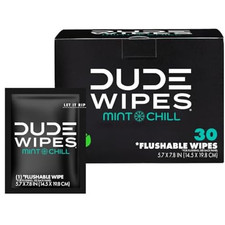 Dude Wipes On-the-go Flushable Wet Wipes 30 Wipes