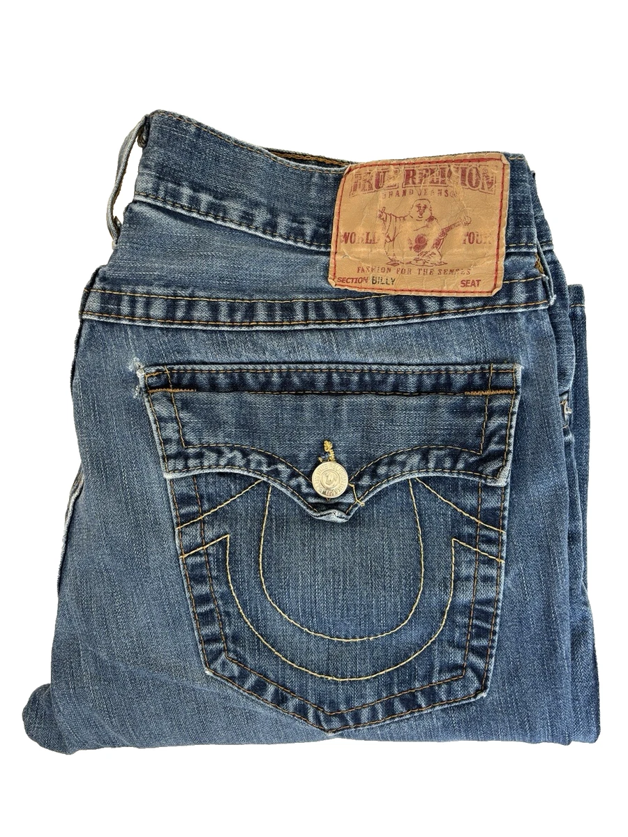 丸 TRUE RELIGION SECTION BILLY 30/33 True Religion Billy Denim Jeans for Men for sale | eBay