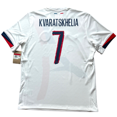 2024/25 PSG Away Jersey #7 Kvaratskhelia Large Nike Paris Saint