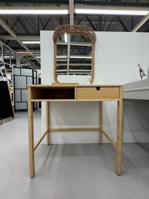 New IKEA NORDKISA Bamboo Dressing Table 76x47 cm (29 ⅞x18 ½
