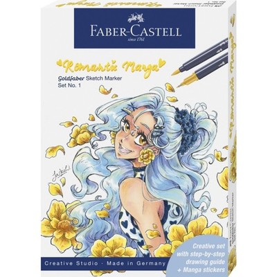 Faber Castell Goldfaber Sketch Marker: Romantic Manga Collection Set No. 1