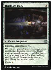 HEIRLOOM BLADE 113 UNCOMMON COMMANDER: ZENDIKAR RISING MAGIC: THE GATHERING LP
