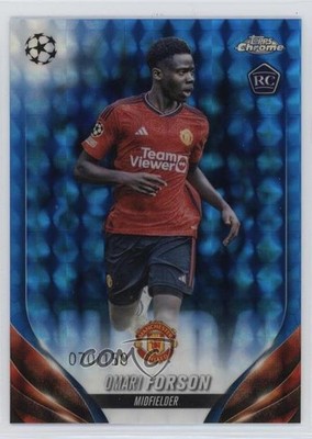 2023 Topps Chrome UEFA Club Competitions 70/150 Omari Forson #42 Rookie RC 12zw