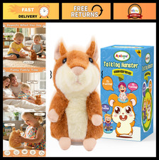 Interactive Talking Hamster Toy for Toddlers - Repeats Speech, Fun Gift for Kids
