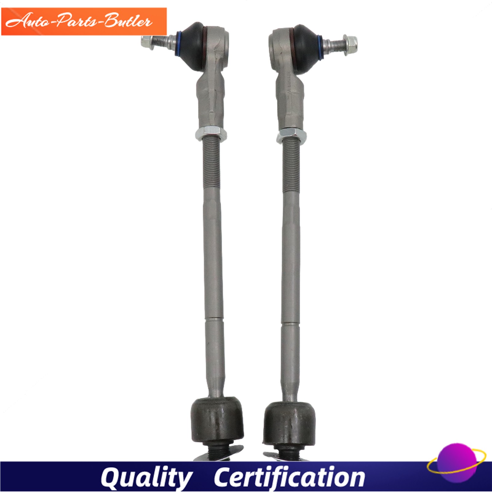Front Inner & Outer Tie Rod End Kit For 321589 Maserati Quattroporte 2003-2012