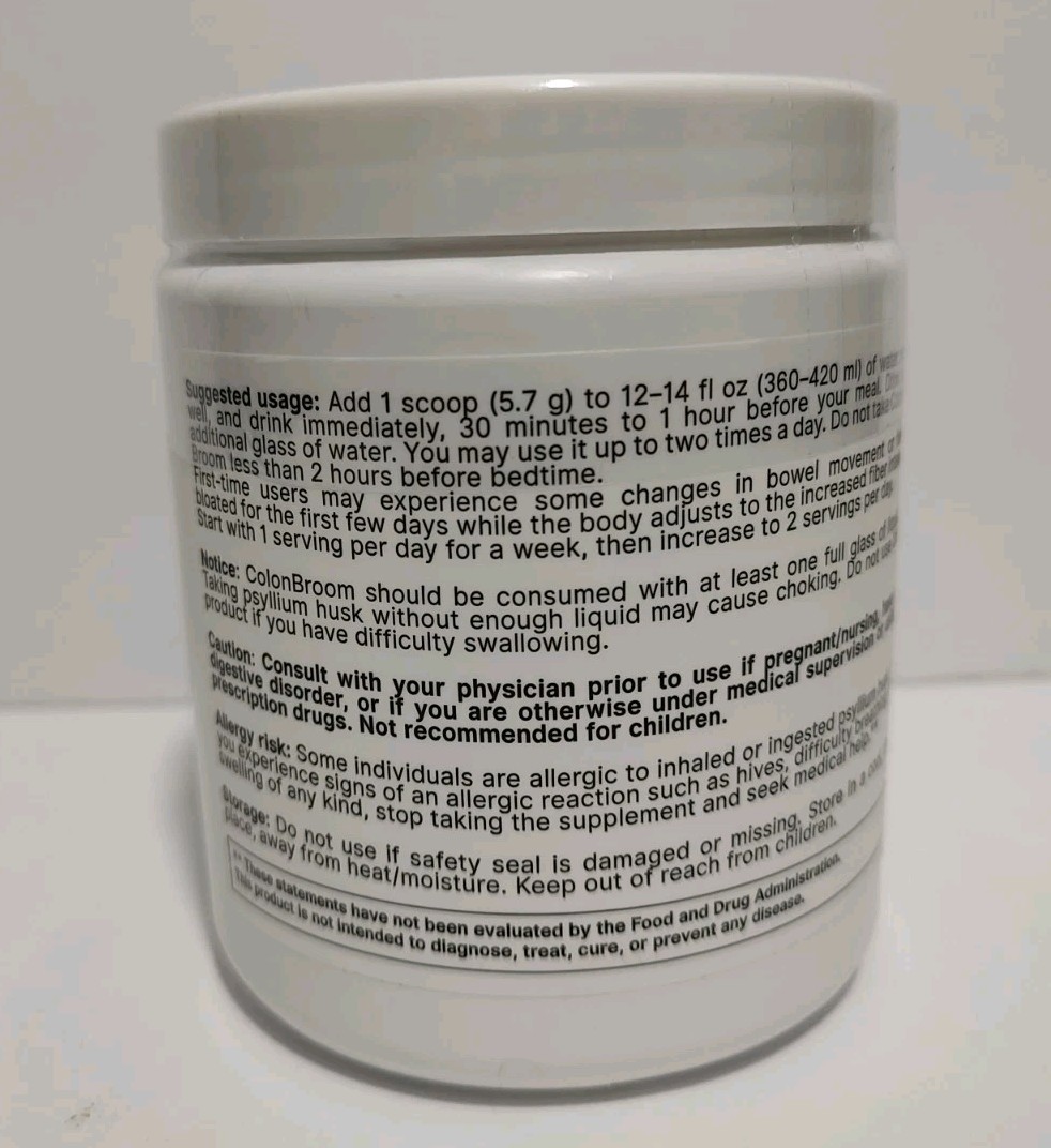 ColonBroom Dietary Supplement - 60 Servings - SEALED