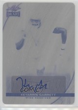 2016 Leaf Draft Retail Printing Plate Cyan 1/1 Keyarris Garrett #A-KG1 Auto 0a7