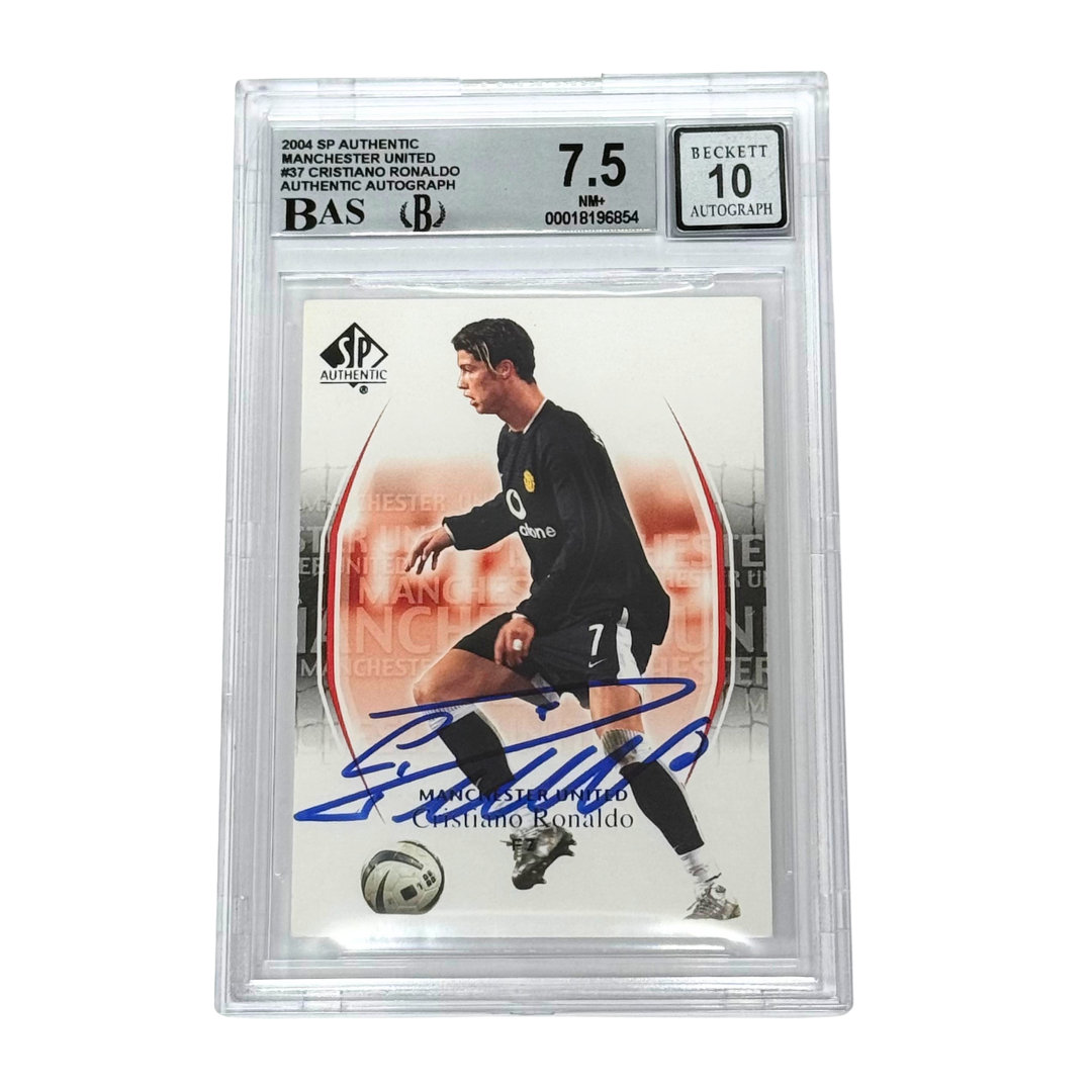 Cristiano Ronaldo Signed 2004 SP Upper Deck #37 Rookie Card – BGS