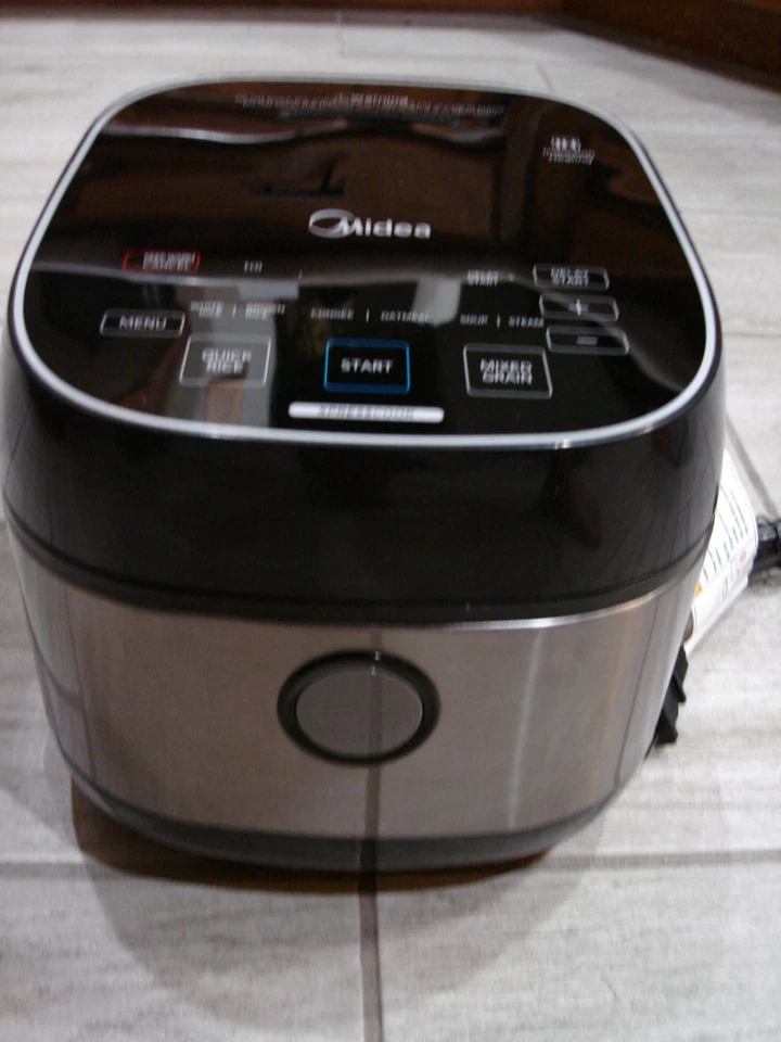 Panela de arroz Midea 6 xícaras não cozida, aquecimento por indução e tecnologia lógica difusa - Imagem 4 de 4