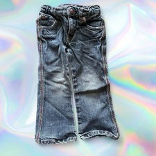 Baby Levi  s Vintage Embroidered Babygirl Jeans Size Toddler 2t Blue Denim 90s