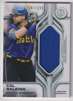 2026 Topps Tribute CITY CONNECT GAME USED RELIC T-CR CAL RALEIGH 81/199 Mariners