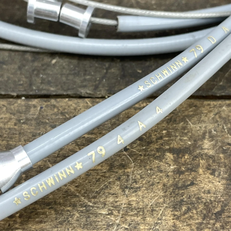 Vintage Schwinn ROAD BIKE Brake Cable 1979 Stamp Grey Barcon Housing NOS New - Image 2 of 4