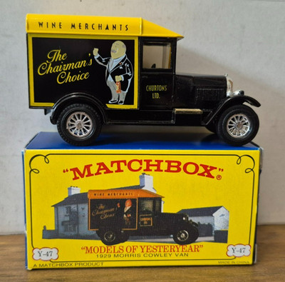 Y 47 1929 Morris Cowley Van Percy Vardon Churton Models of Yesteryear Matchbox
