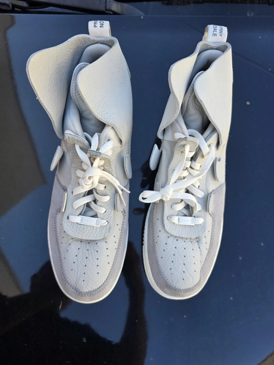 Nike PSNY x Air Force 1 High Matte Silver for Sale | Authenticity