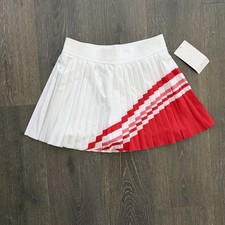 NWT Athleta Women Skort Match Point Pleated Color Block Small