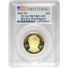 1/2 oz US Mint First Spouse Gold Coin MS/PR70 (Random Year, NGC or PCGS) 4798.76 per troy oz