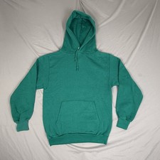 Vintage 80s Jerzees By Russell Pullover Hoodie Mens Small 16x22 USA Made