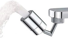 Swivel Sink Faucet Aerator Big Angle Dual-function 2-Flow Sprayer Faucet Head,