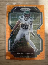 2021 Panini Prizm Marcus Maye #91 Orange Disco Prizm New York Jets