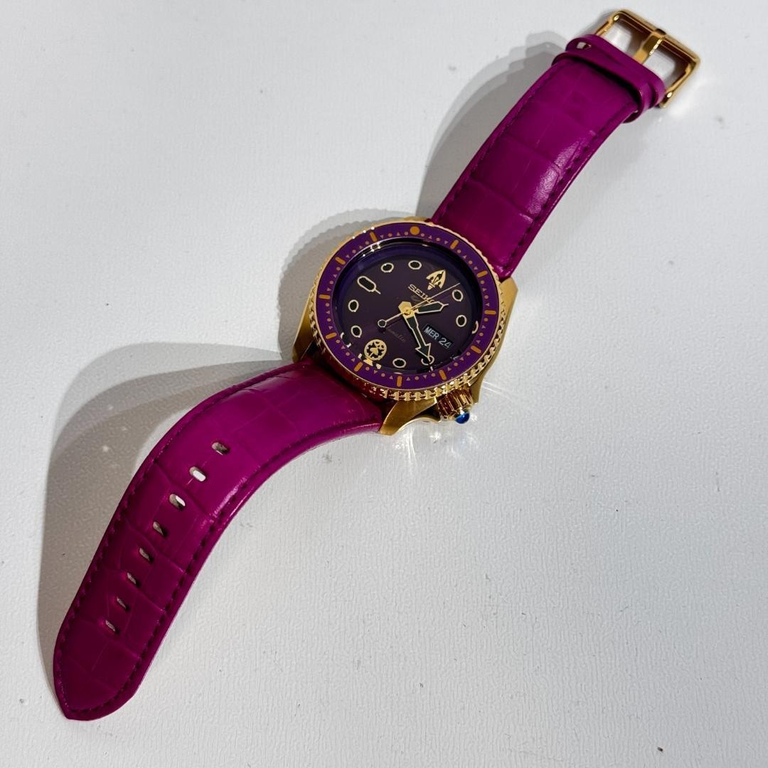 SEIKO x JoJo's Bizarre Adventure Giorno Giovanna SBSA036 Limited 1000 Used Boxed image 3